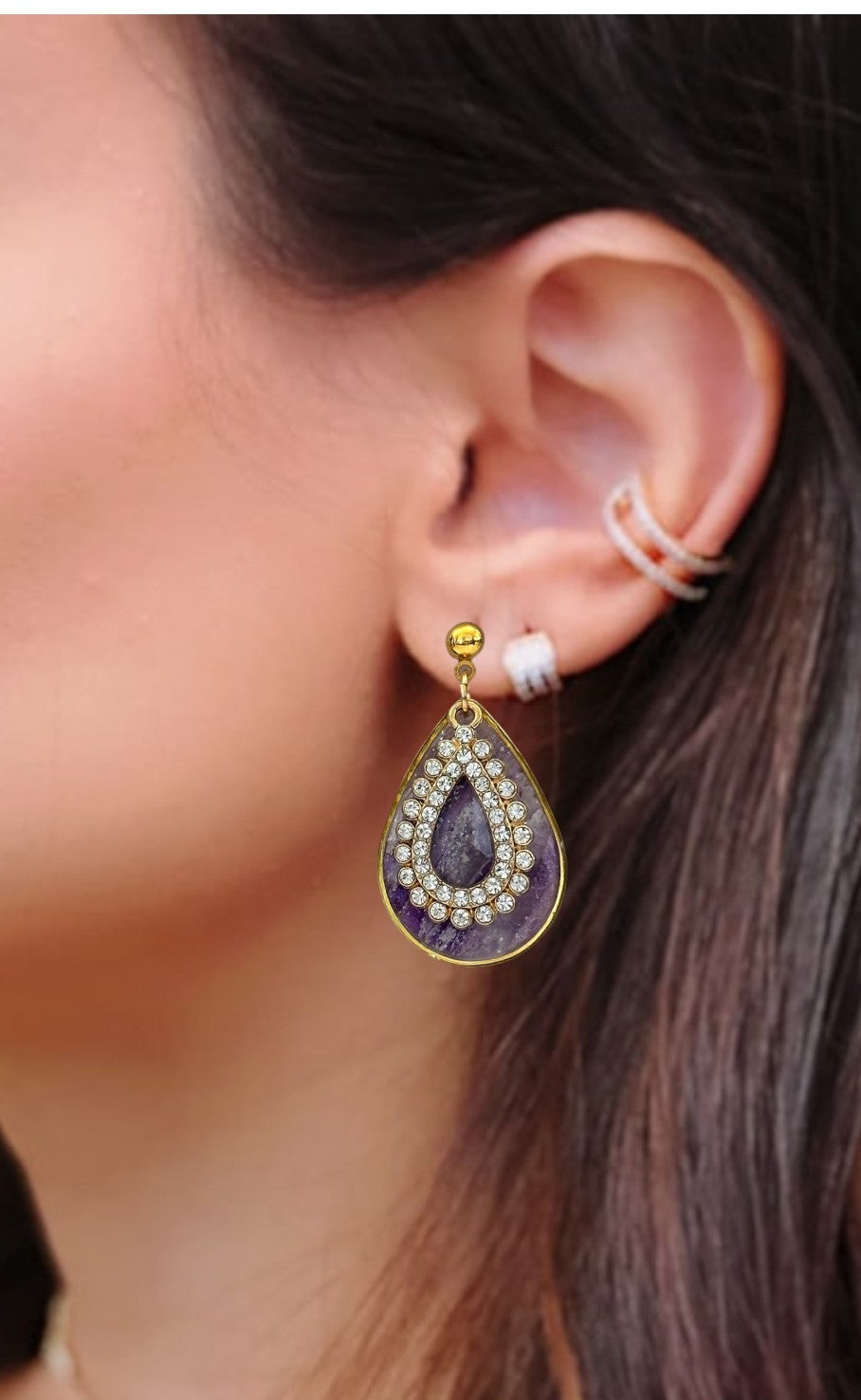 Bezeled Dangles