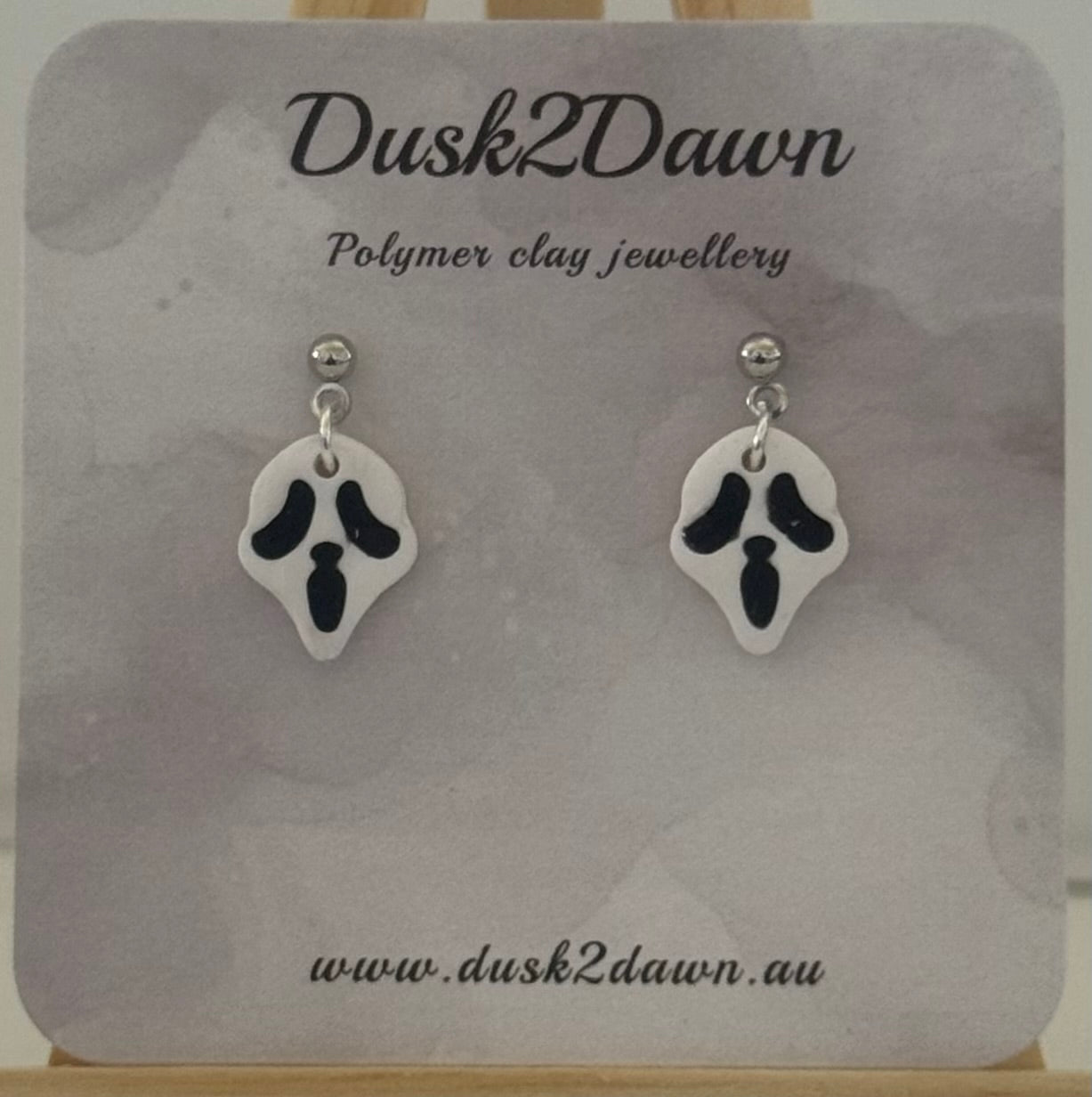 Petite skull studded dangles- the Halloween collection